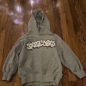 Molo Gray Graphic Hoodie Size 6